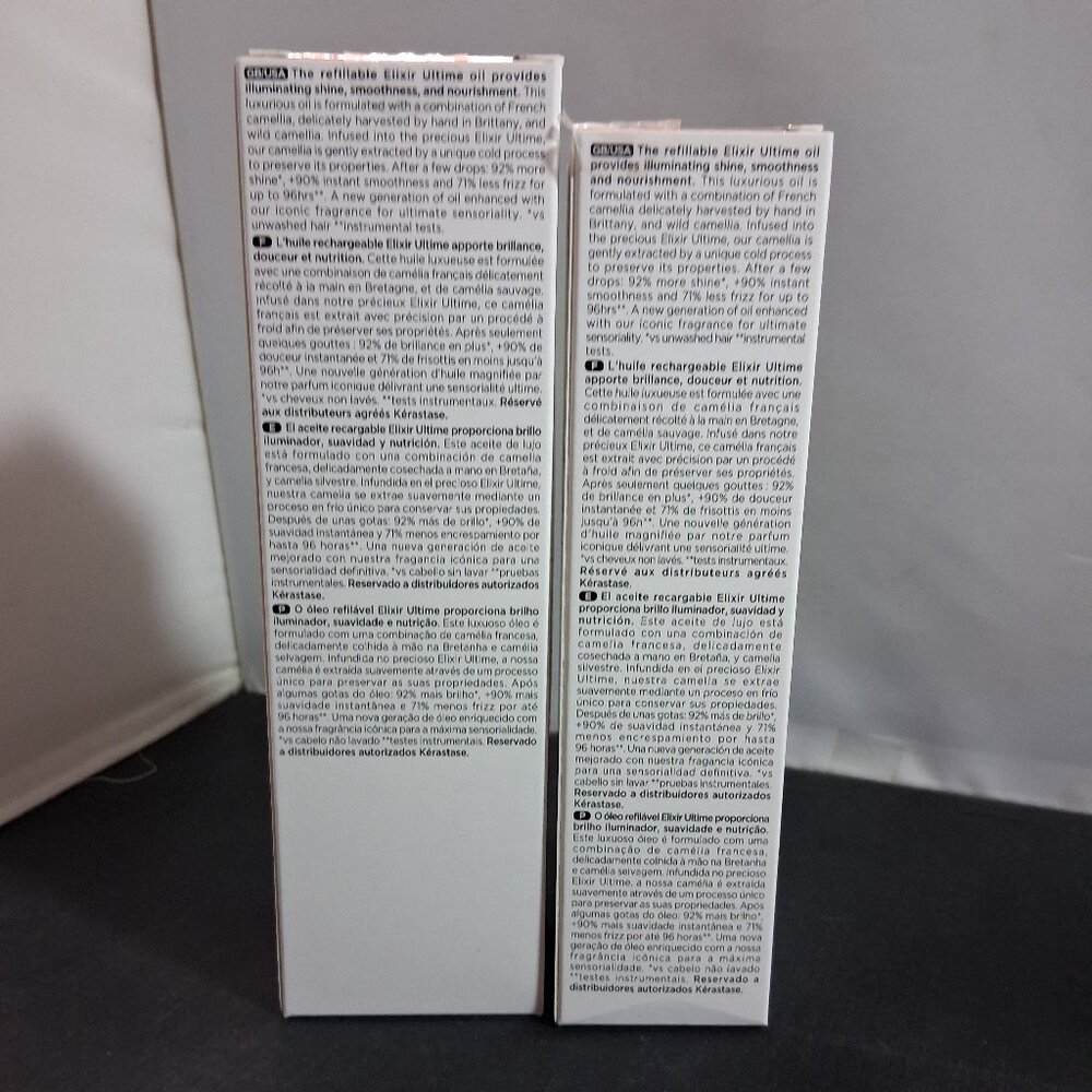Kerastase Elixir Ultime L'Huile Originale Camelia Sauvage Refillable + Refill - Picture 3 of 7
